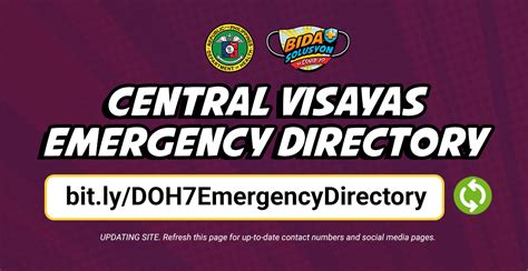 doh ro7|[Region 7] Central Visayas Emergency Directory .